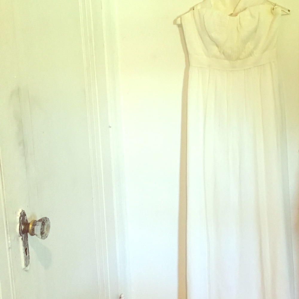 BCBG White Gown